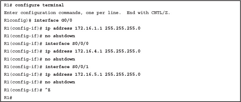 Configuring IP Addresses on Cisco Routers