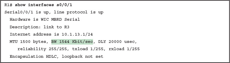 Router Bandwidth Settings